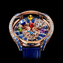 Jacob &amp; Co. Astronomia Solar Baguette Diamonds &amp; Blue Sapphires