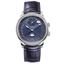 Parmigiani Fleurier Toric Hemispheres Retrograde Steel Blue