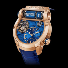 Jacob &amp; Co. Epic SF24 Tourbillon Blue Dial Rose Gold