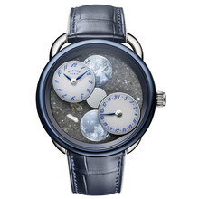 Hermès Arceau L’heure de la lune Blue Grey Moon