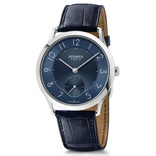 Slim 39 manufacture blue dial indigo blue