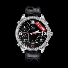 Jacob &amp; Co. Supreme Four Time Zone Black Lacquered Dial – 40mm