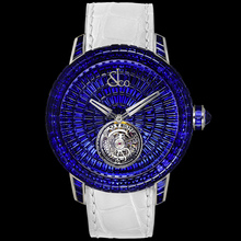 Jacob &amp; Co. Caviar Tourbillon Baguette Blue Sapphires