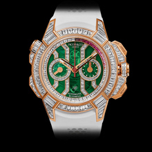 Jacob &amp; Co. Epic X Chrono Baguette Green Mineral Crystal