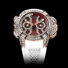 Jacob &amp; Co. Epic X Chrono Baguette Red Mineral Crystal