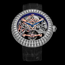 Jacob &amp; Co. Brilliant Skeleton Full Baguette Partial Sapphires