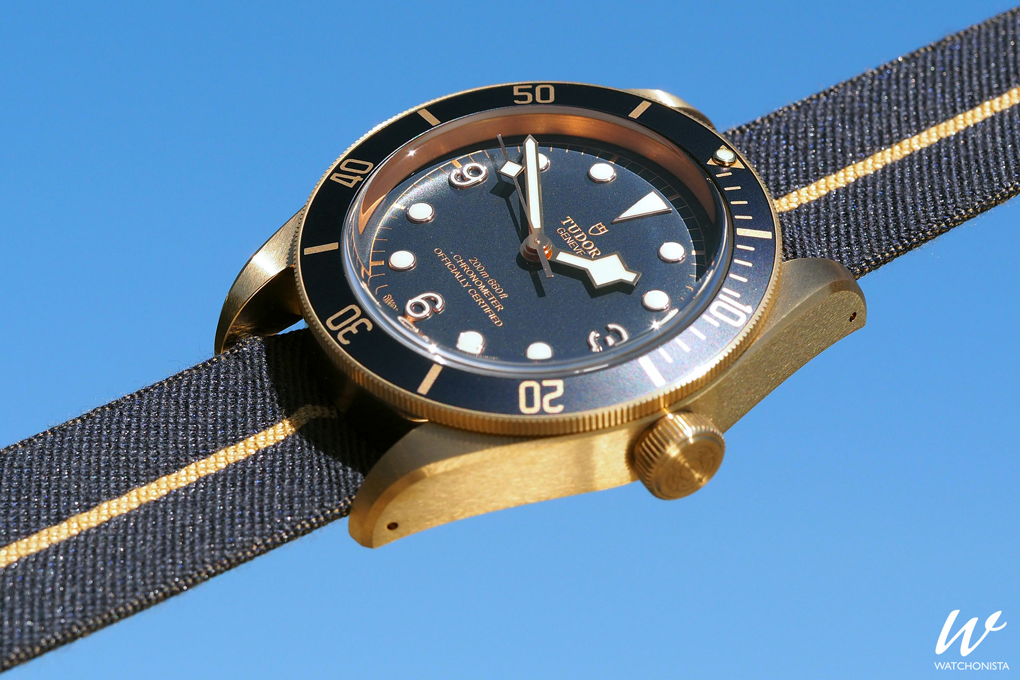 Review TUDOR Black Bay Bronze Blue Bucherer Edition Watchonista