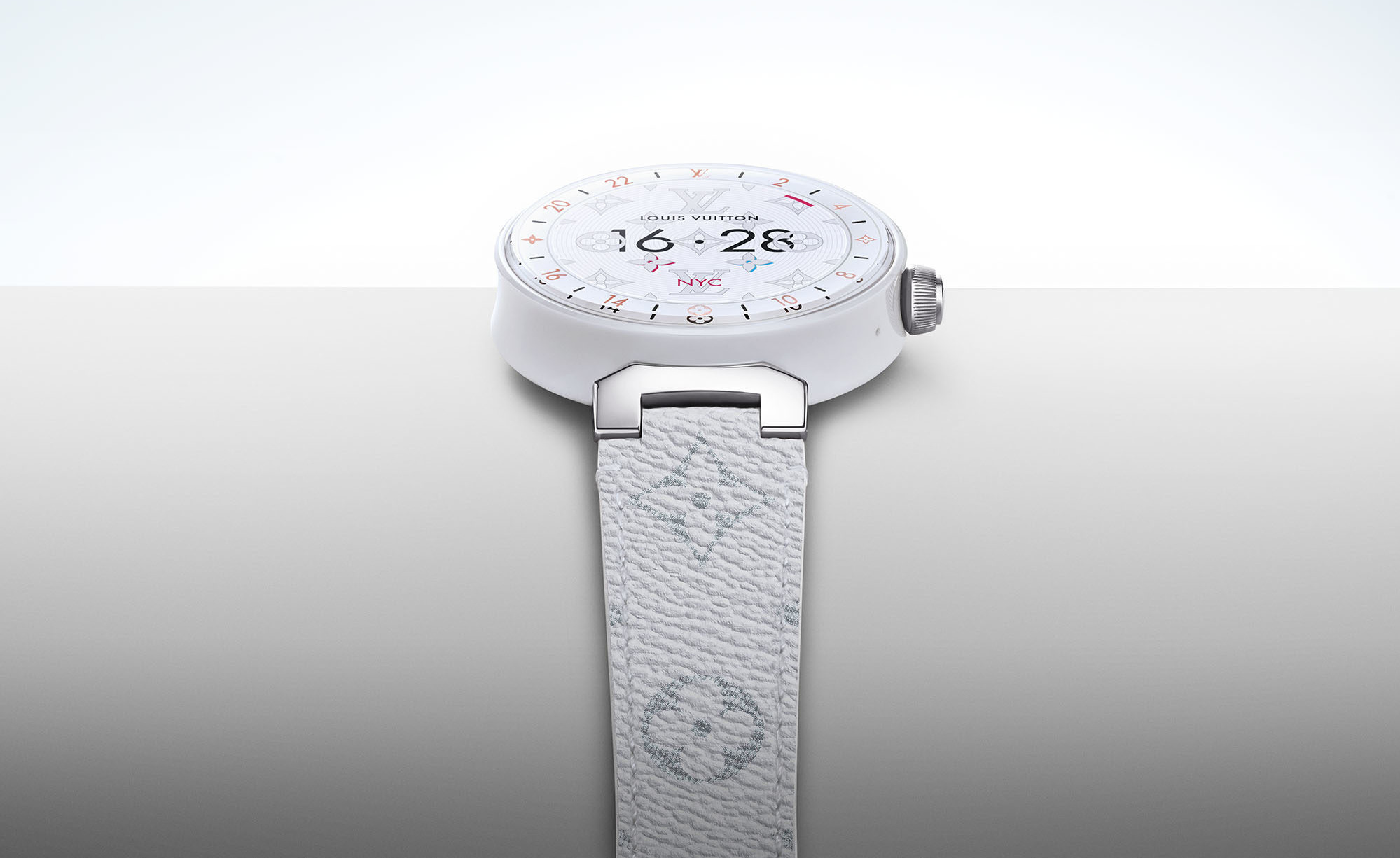 Tambour horizon pure white 42 my lv tambour sales