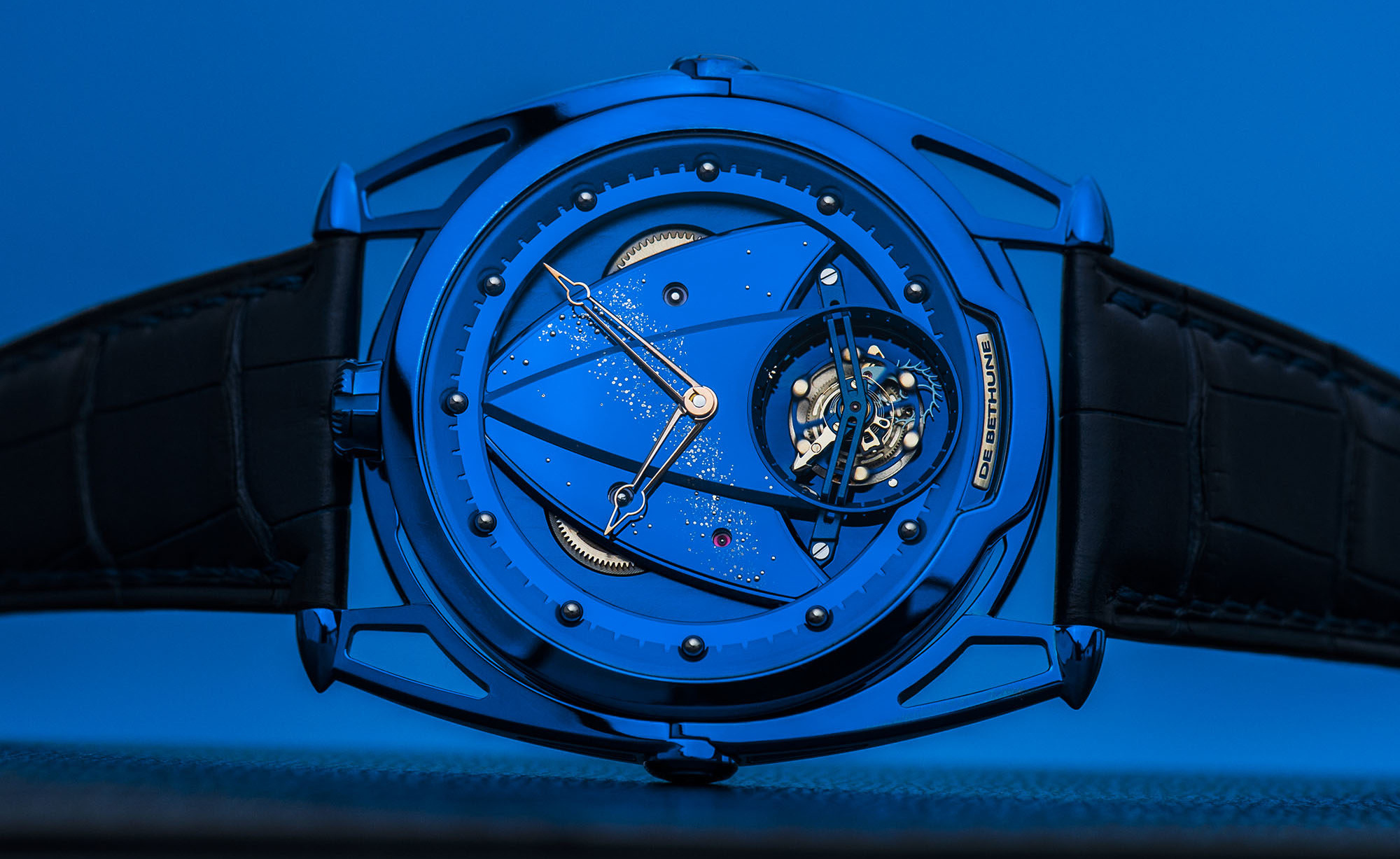 A Cosmic Trip With The De Bethune DB28 Kind Of Blue “Milky Way”