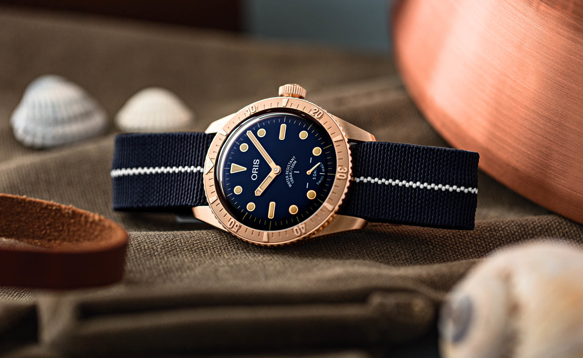 Back In Bronze A Closer Look At The New Oris Carl Brashear