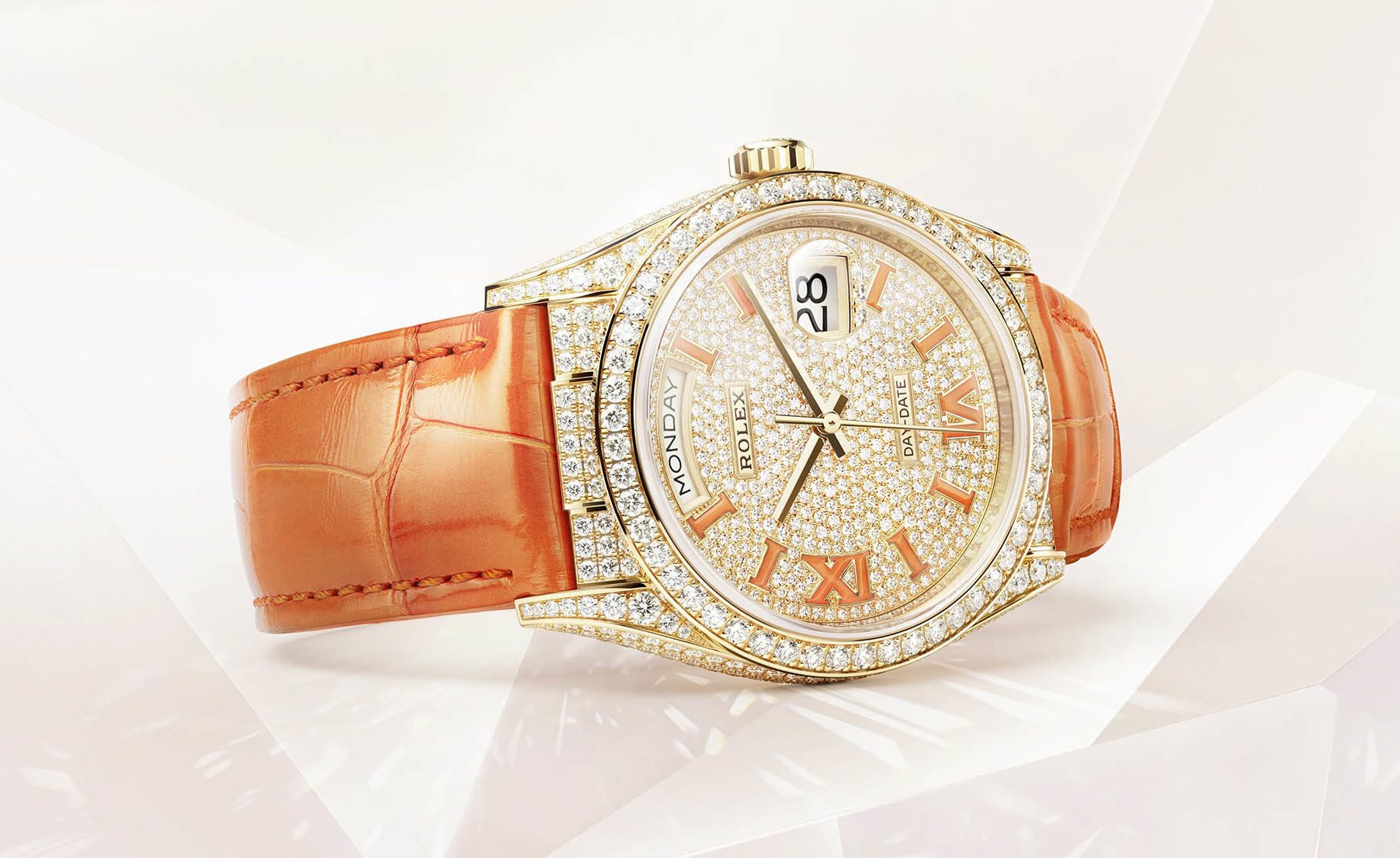 Rolex best sale gem set