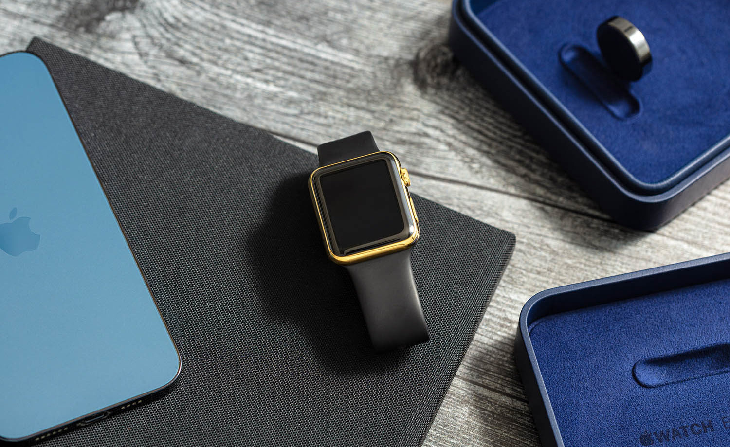 Apple watch edition box top