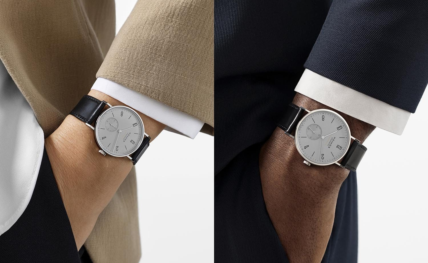 New Modernist Classic NOMOS Glashutte Releases The Tangente Neomatik In Platinum Gray Watchonista