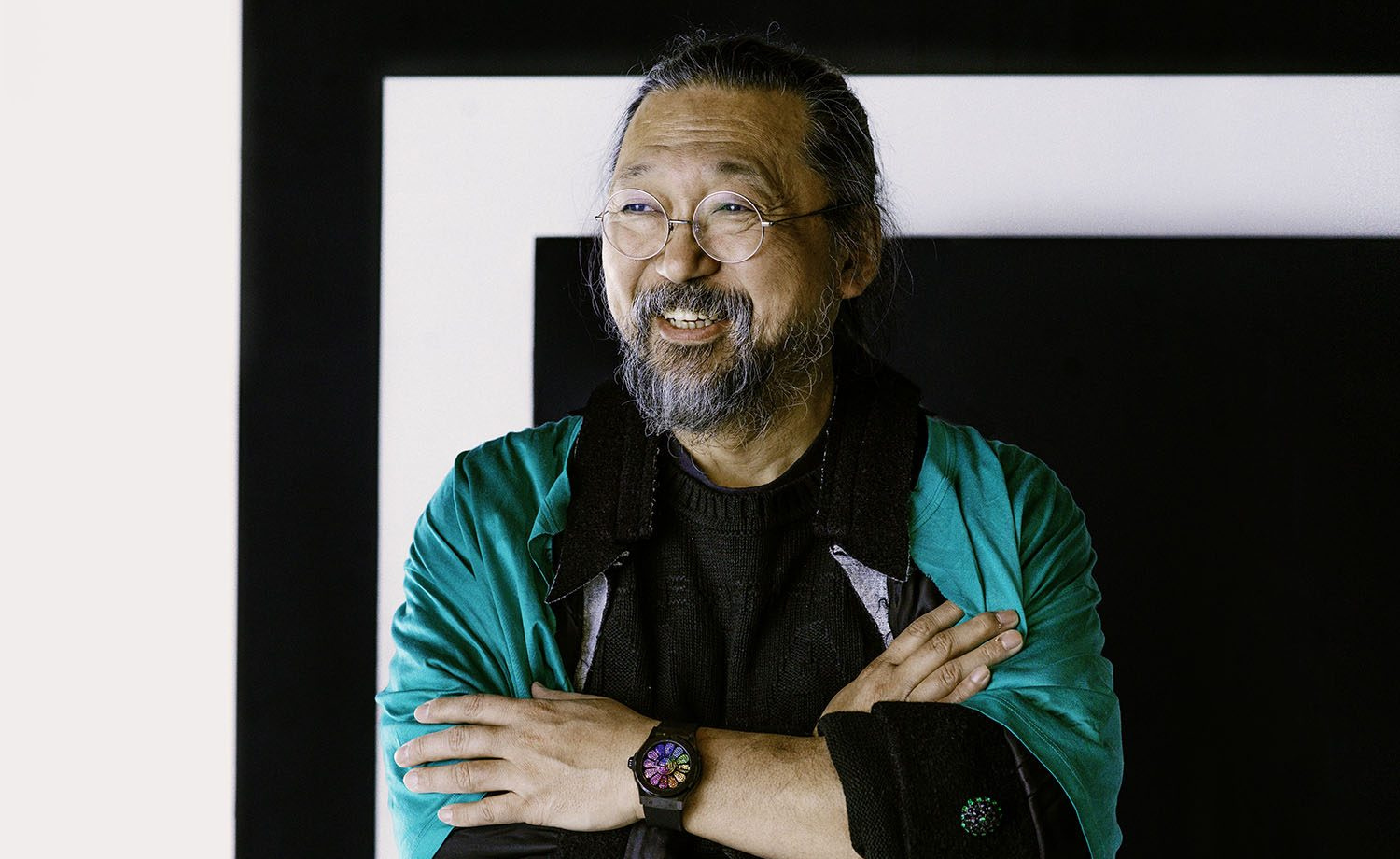 Takashi Murakami flower smiles on limited edition Hublot watch - LVMH