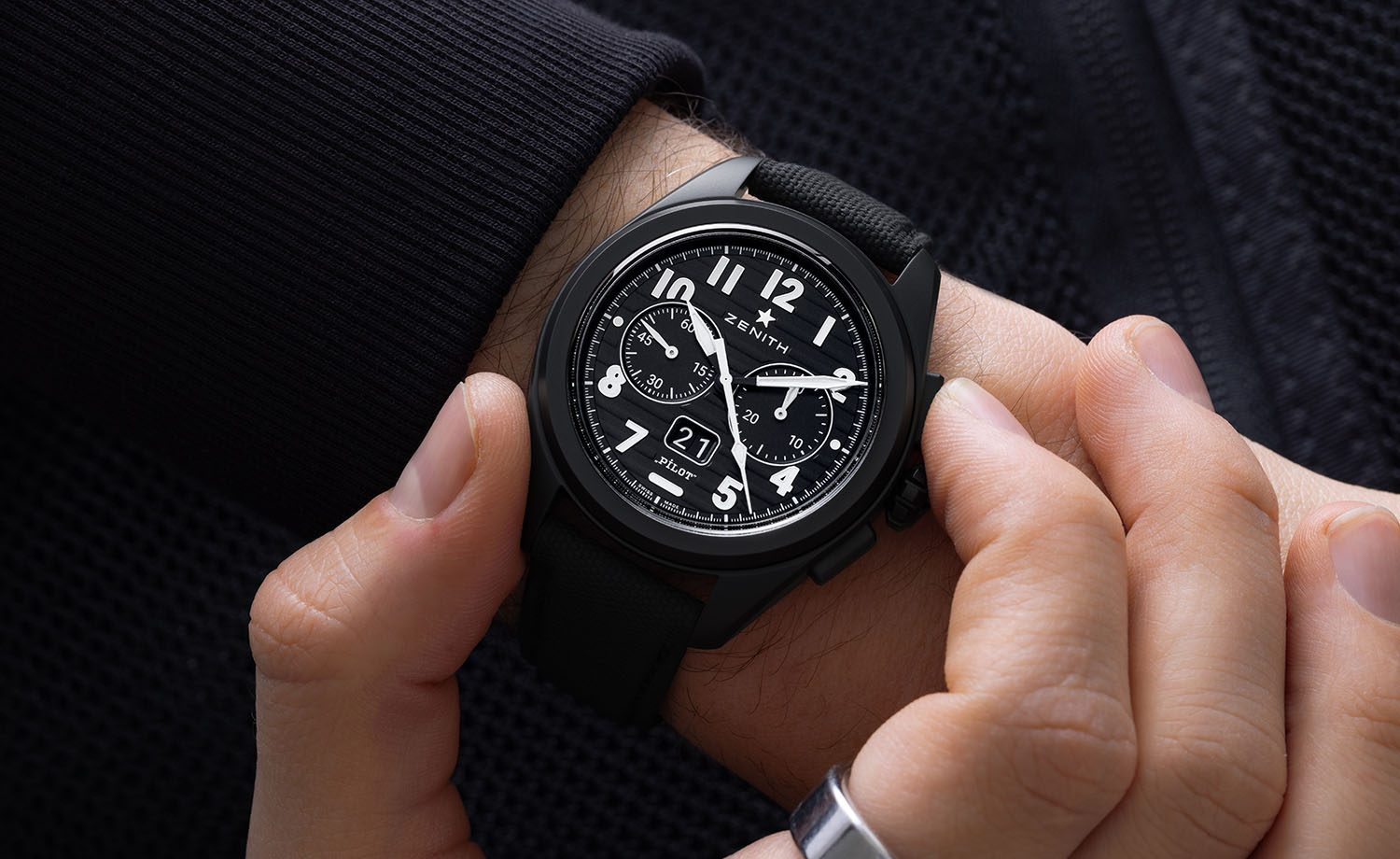 Zenith pilot black sale