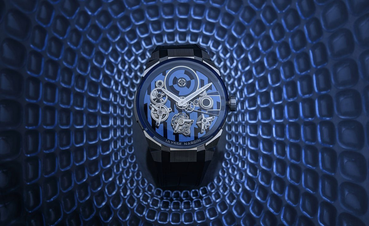 Geneva Watch Days Ulysse Nardin Wows with Its Blast Free Wheel Marquetry Watchonista