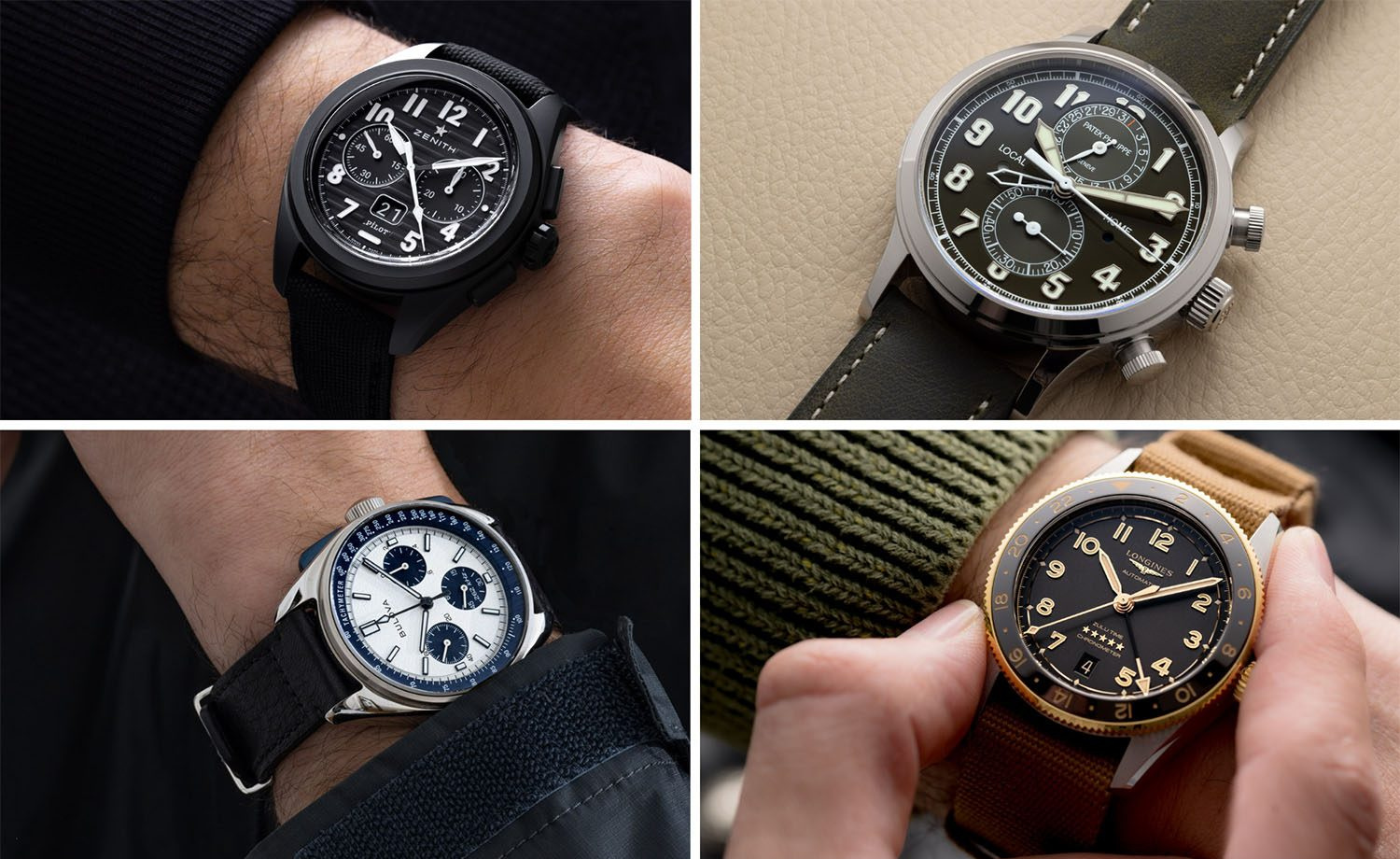 Pilot style watch hot sale