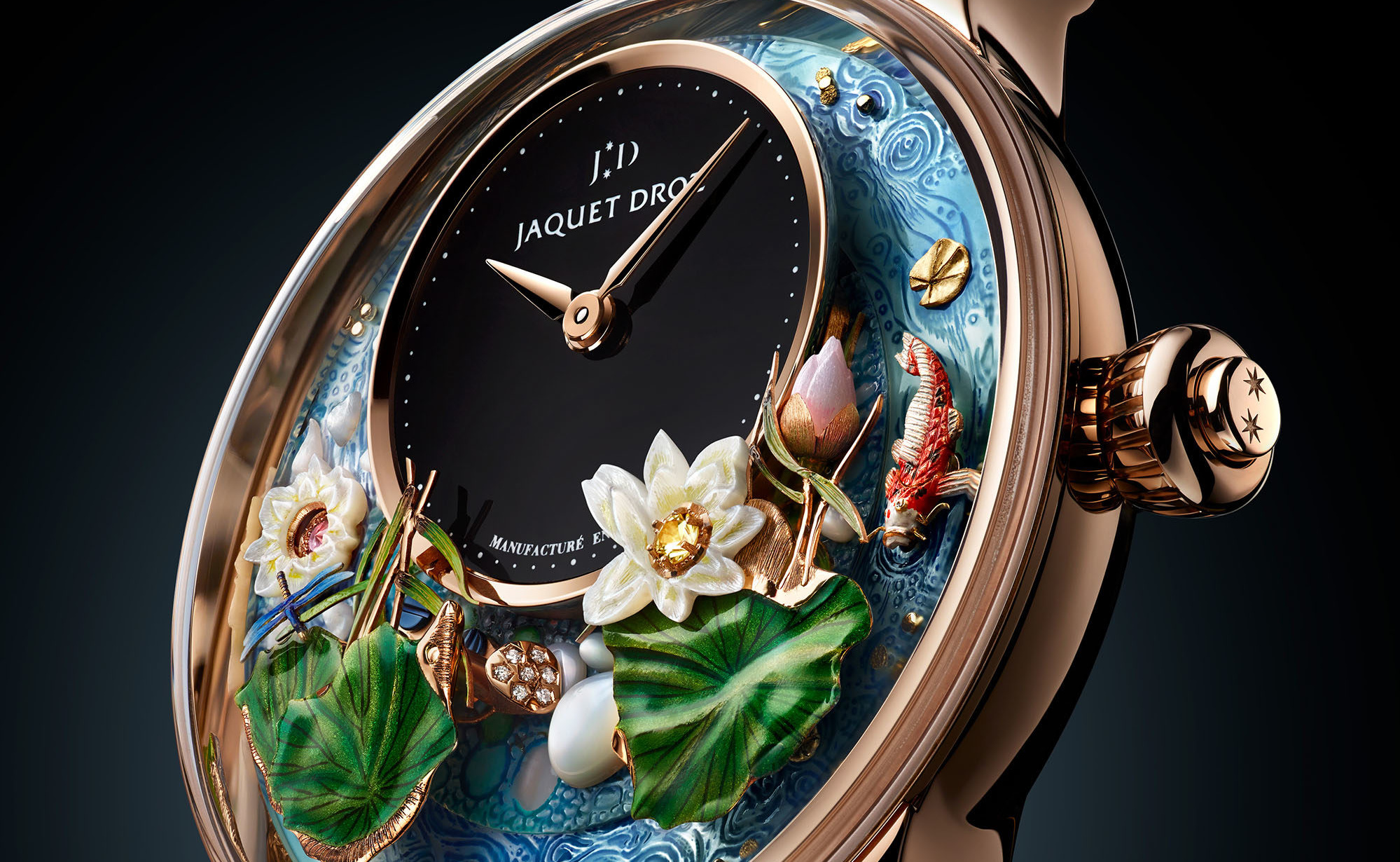 Magic Lotus Automaton Blooms From The Naturalist Roots Of Jaquet Droz