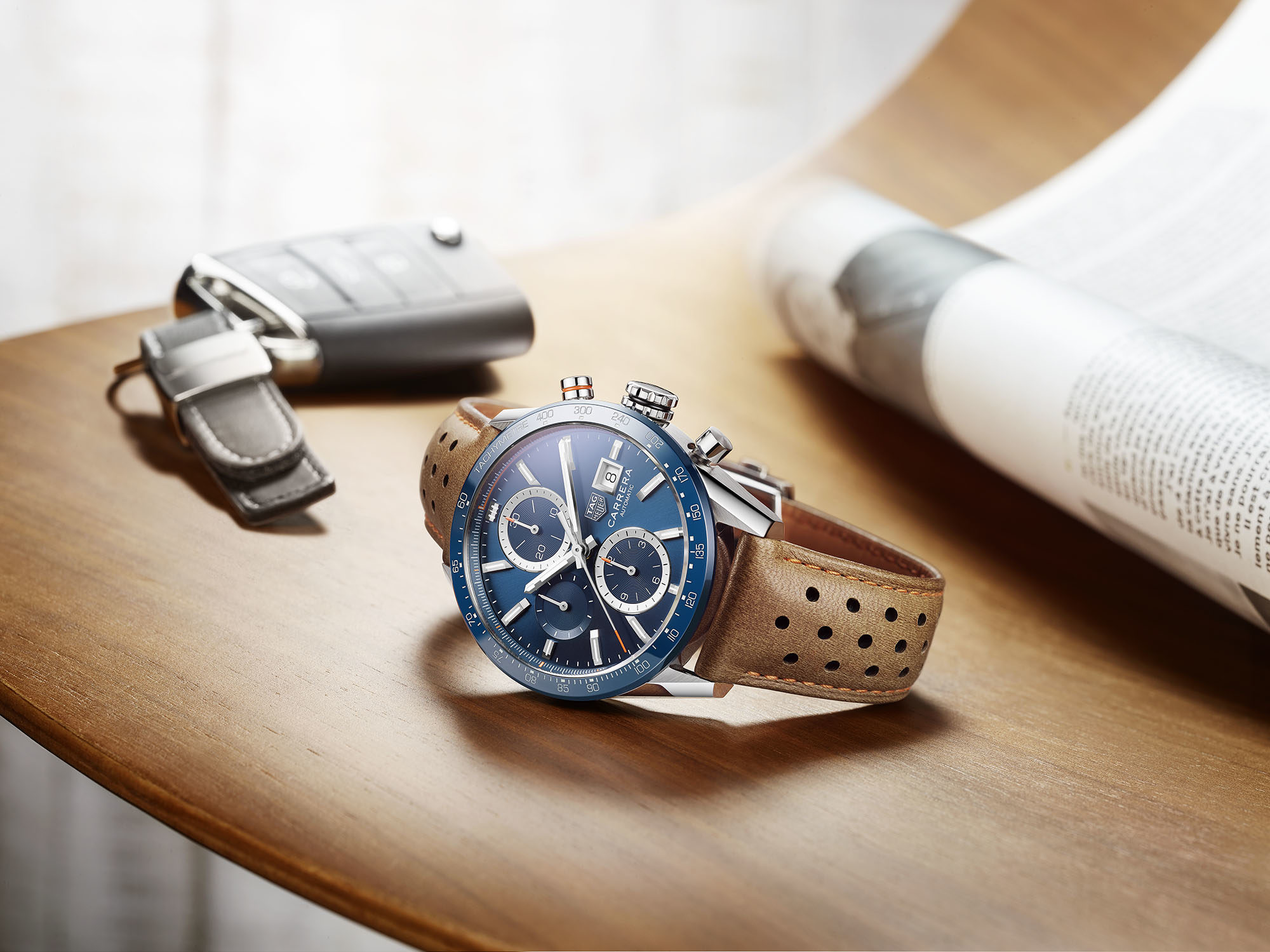 tag heuer carrera calibre 16 alligator strap