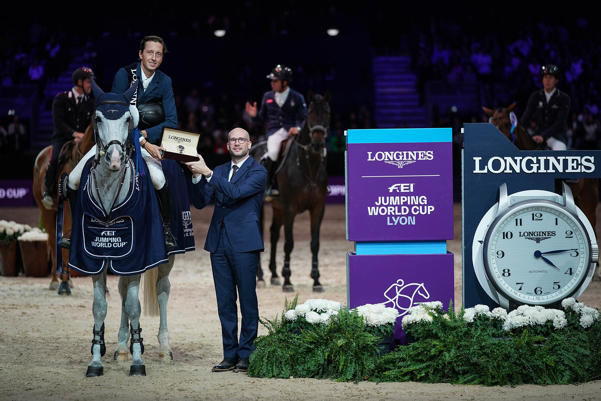 Martin Fuchs And Clooney 51 Captured The Longines FEI Jumping World Cup
