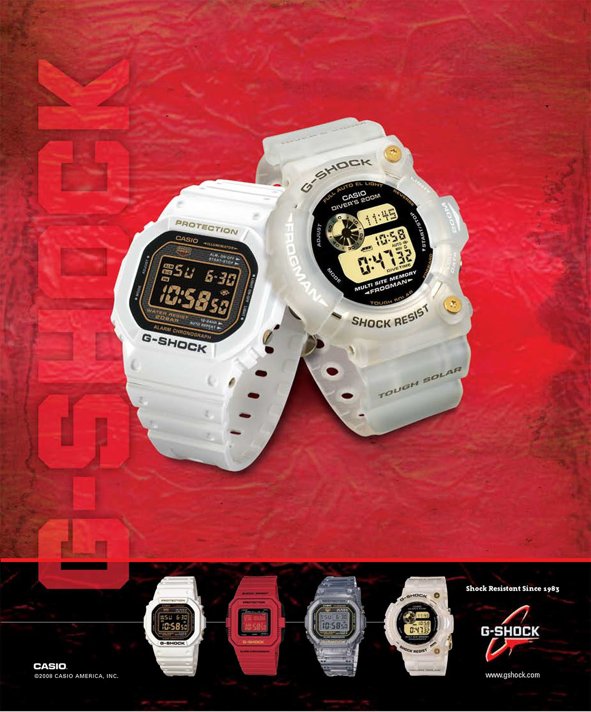 vintage casio g shock model