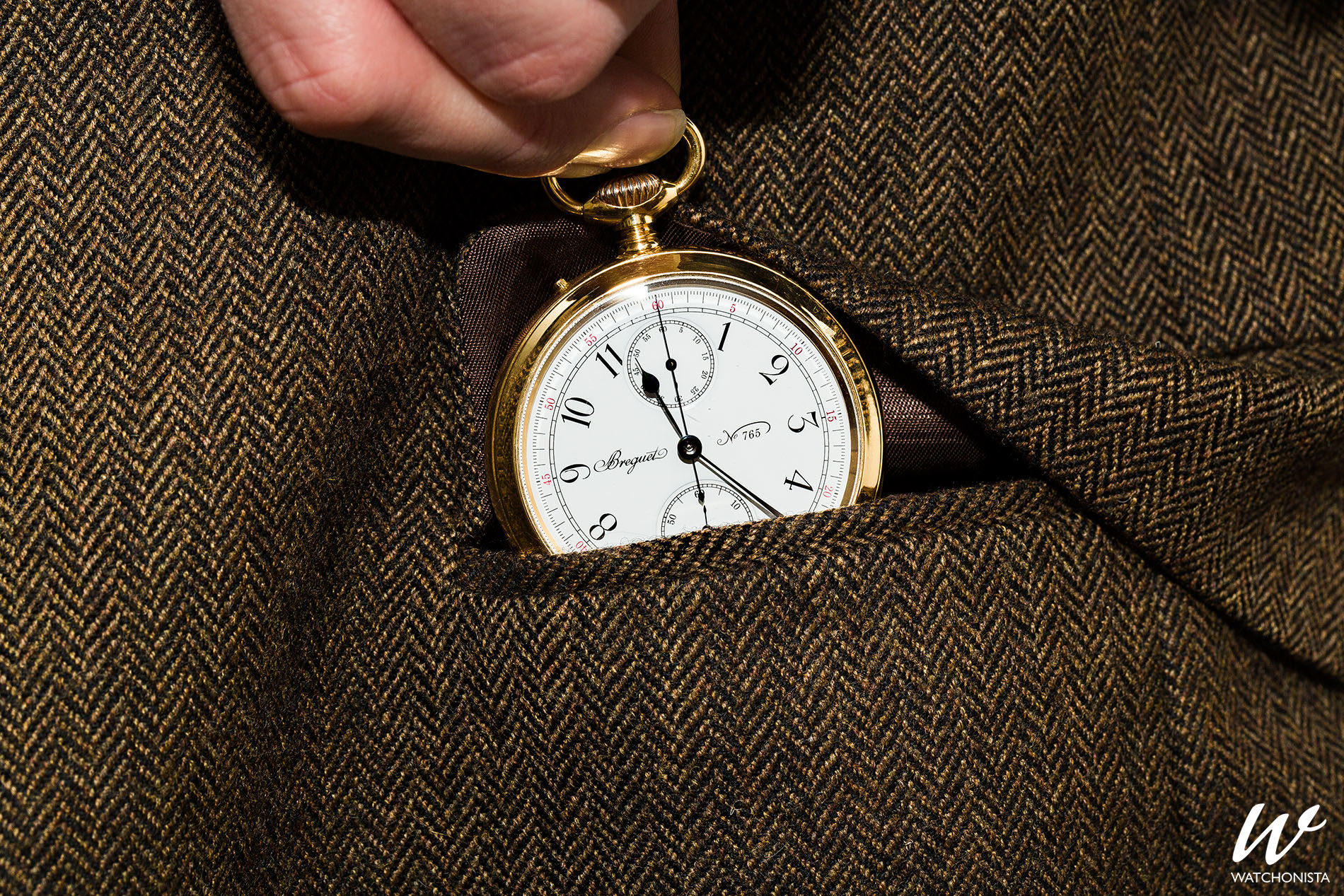 winston churchill pocket watch