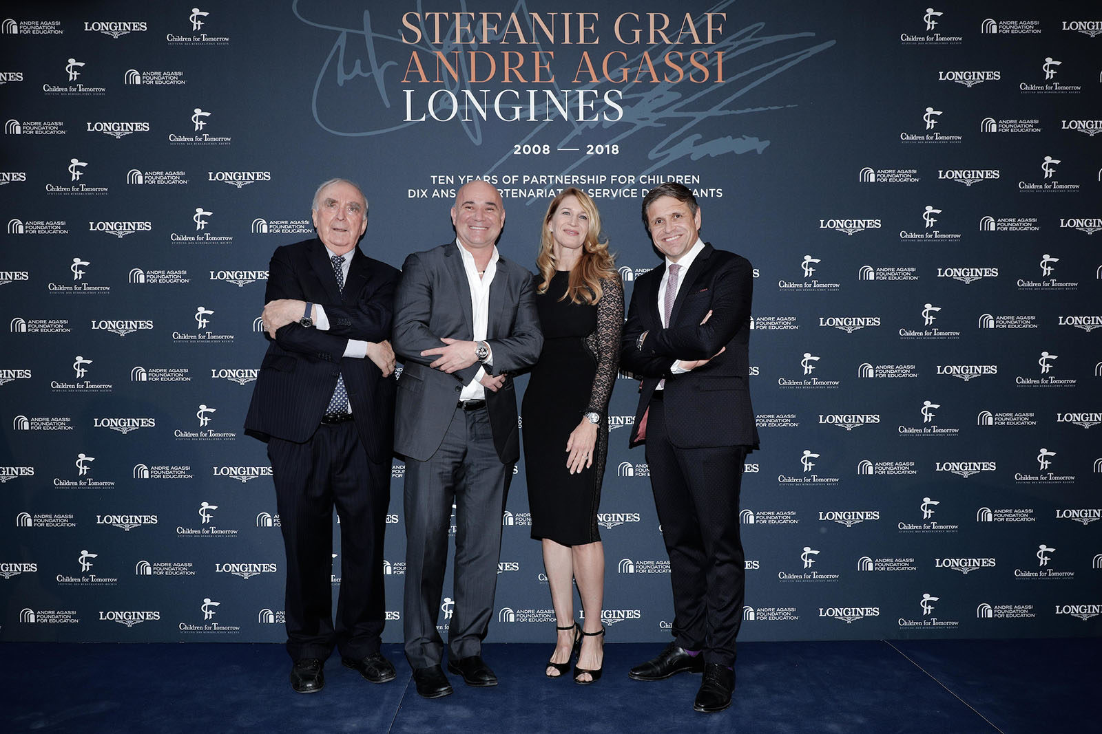 Neue Charity Auktion Longines Conquest V.H.P. Stefanie Graf & Andre