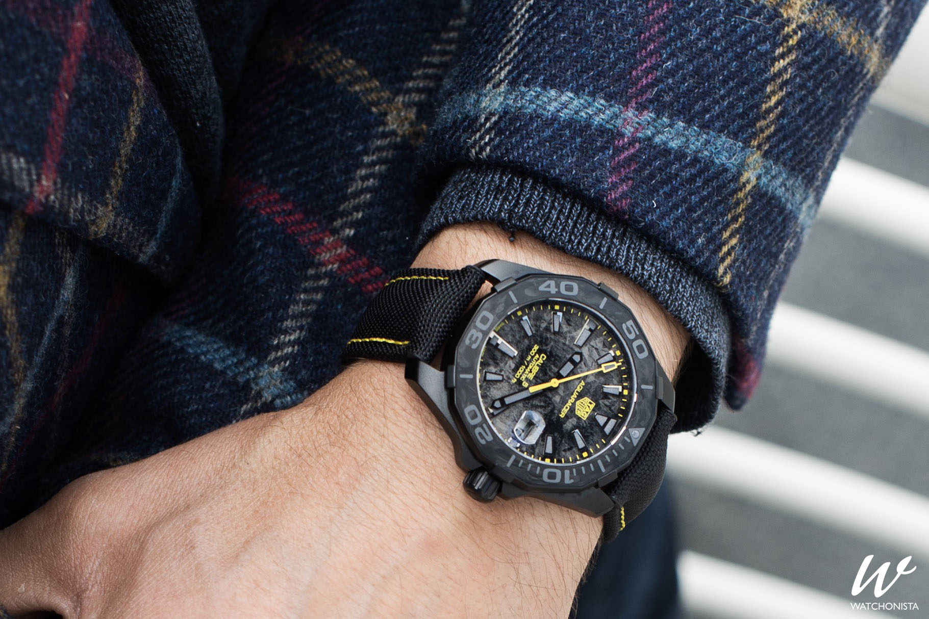 tag heuer aquaracer carbon collection