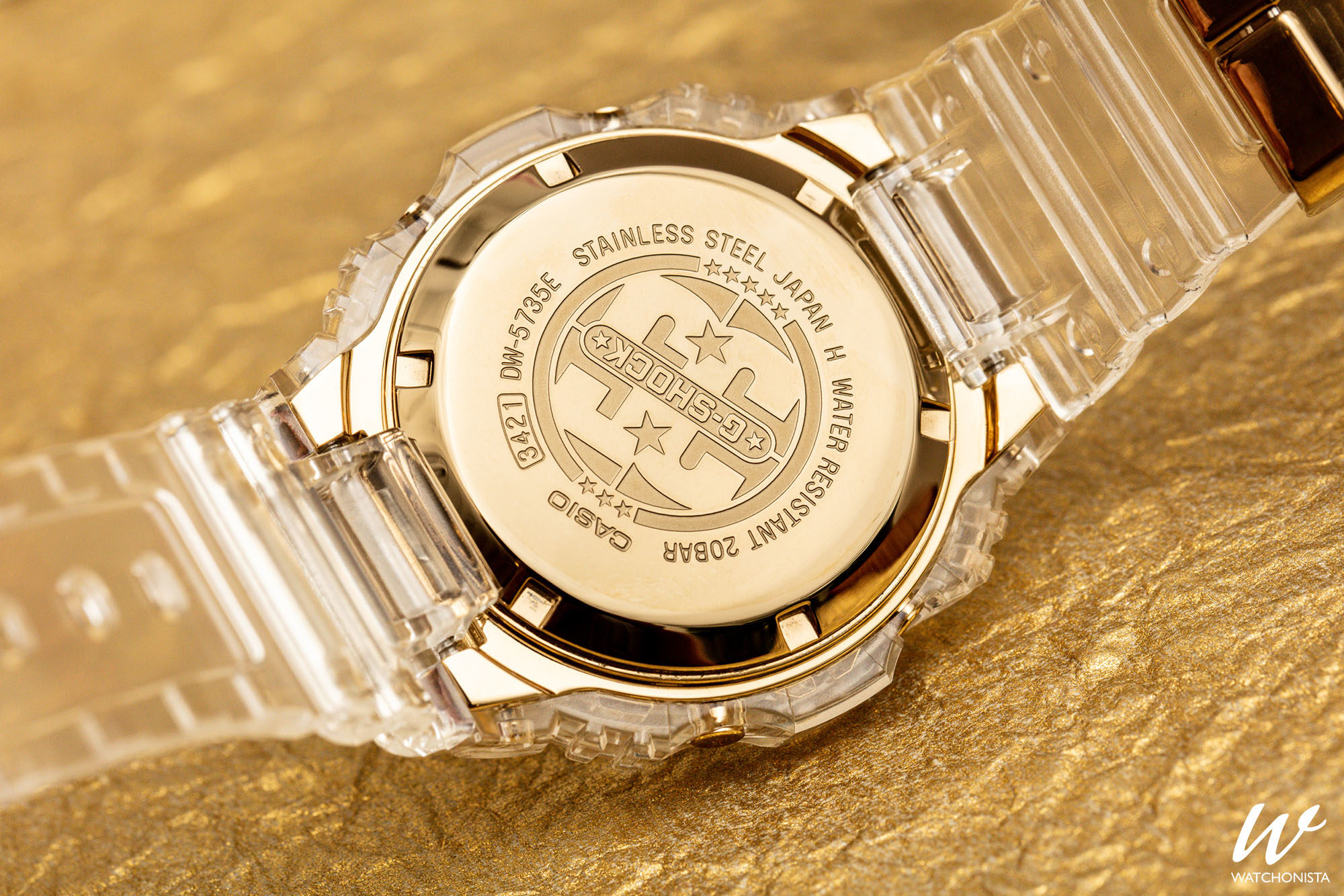 g shock original gold