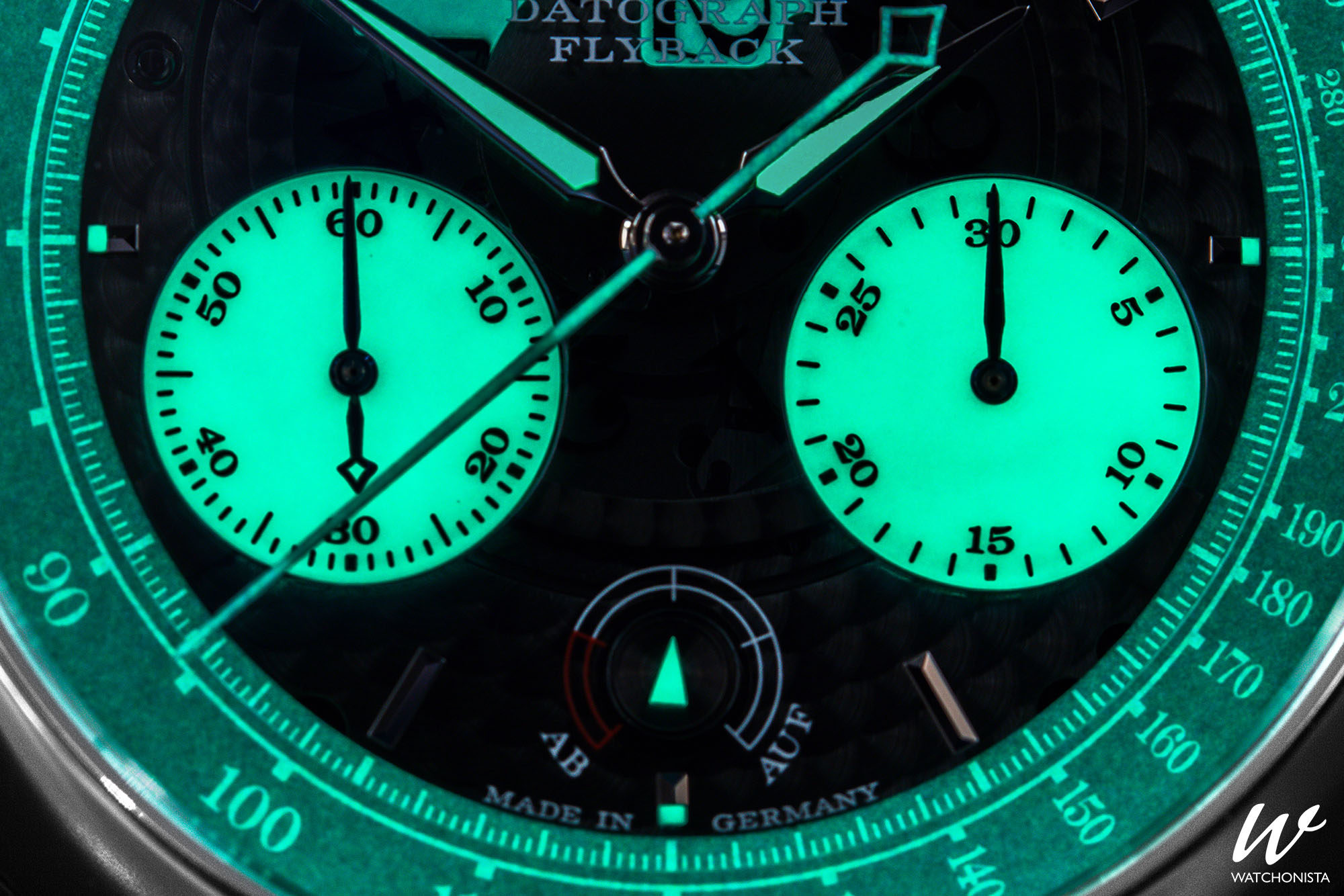 Bring A Flashlight Glow In The Dark Hands On With The A Lange Sohne Datograph Lumen Up Down Watchonista