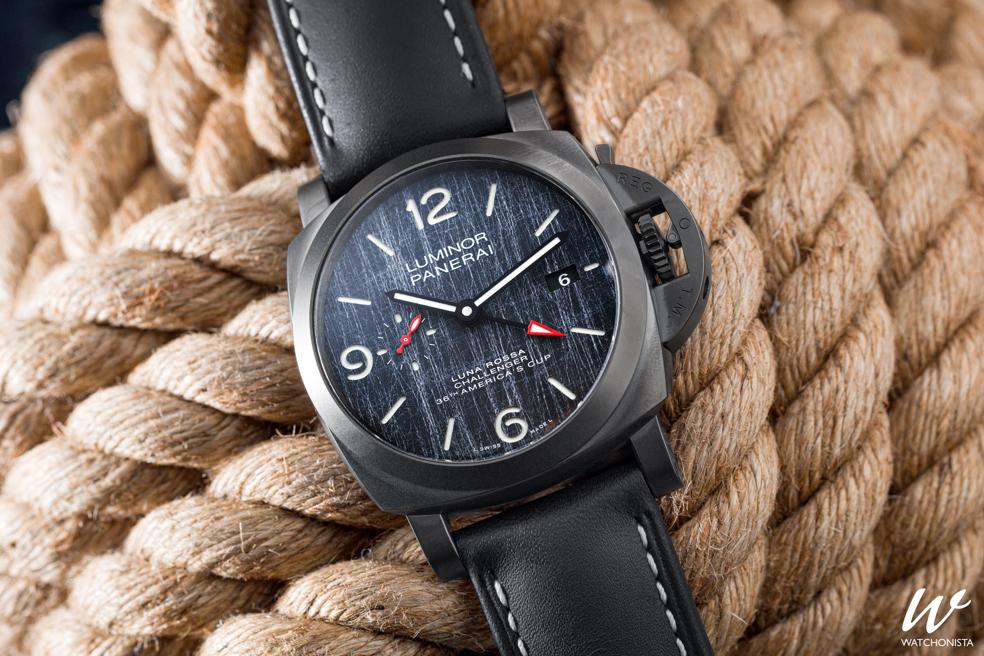 Panerai Sets Sail At Siar With The New Luna Rossa Collection Watchonista #tiempopeyrelongue panerai luna rossa panerai creará una nueva colección de relojes panerai dedicados al luna rossa challenge, el equipo italino que es el primero en desafíar al defender de la 36ª edición de la copa américa. luna rossa collection