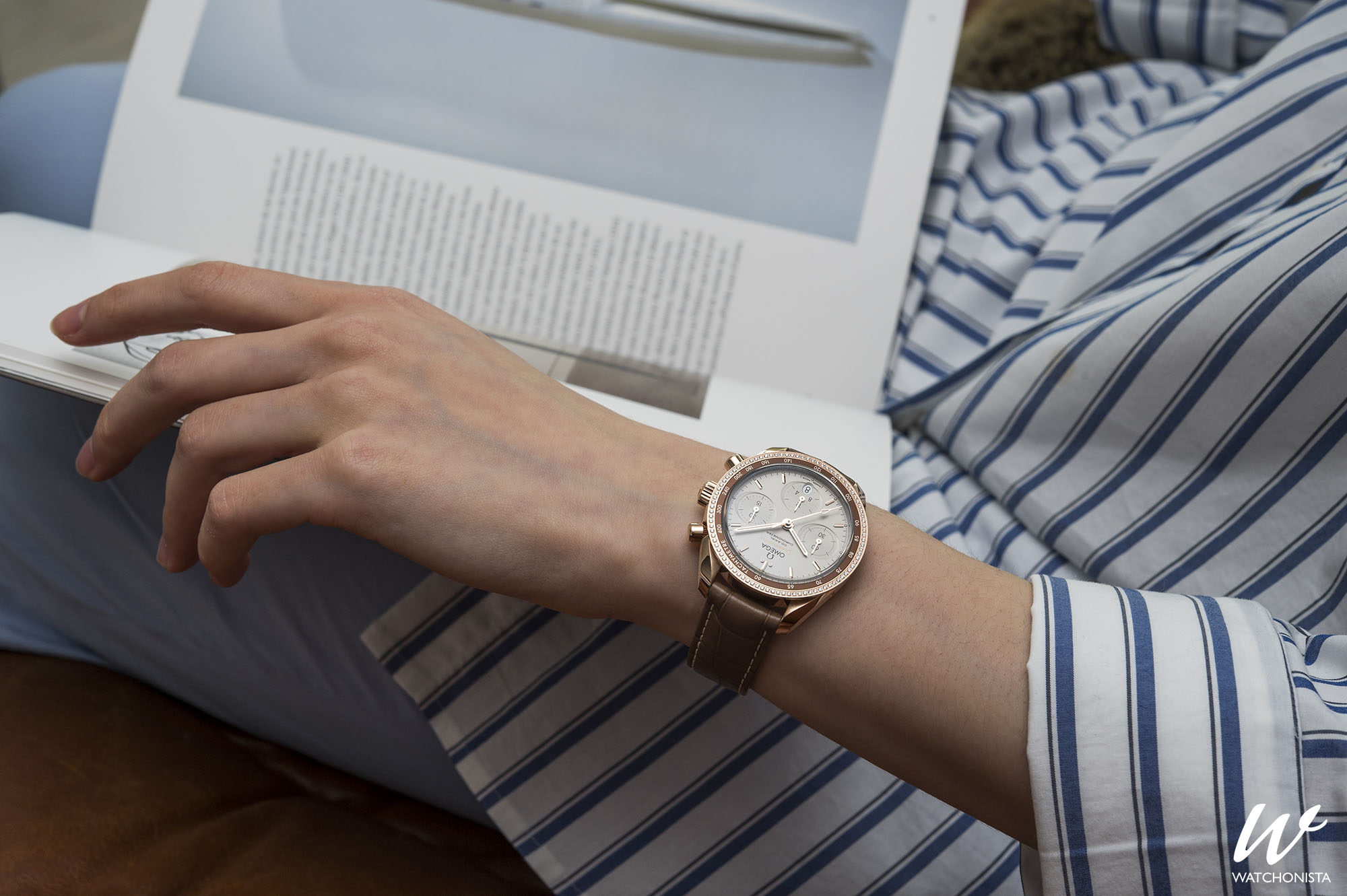 omega speedmaster 38mm on wrist