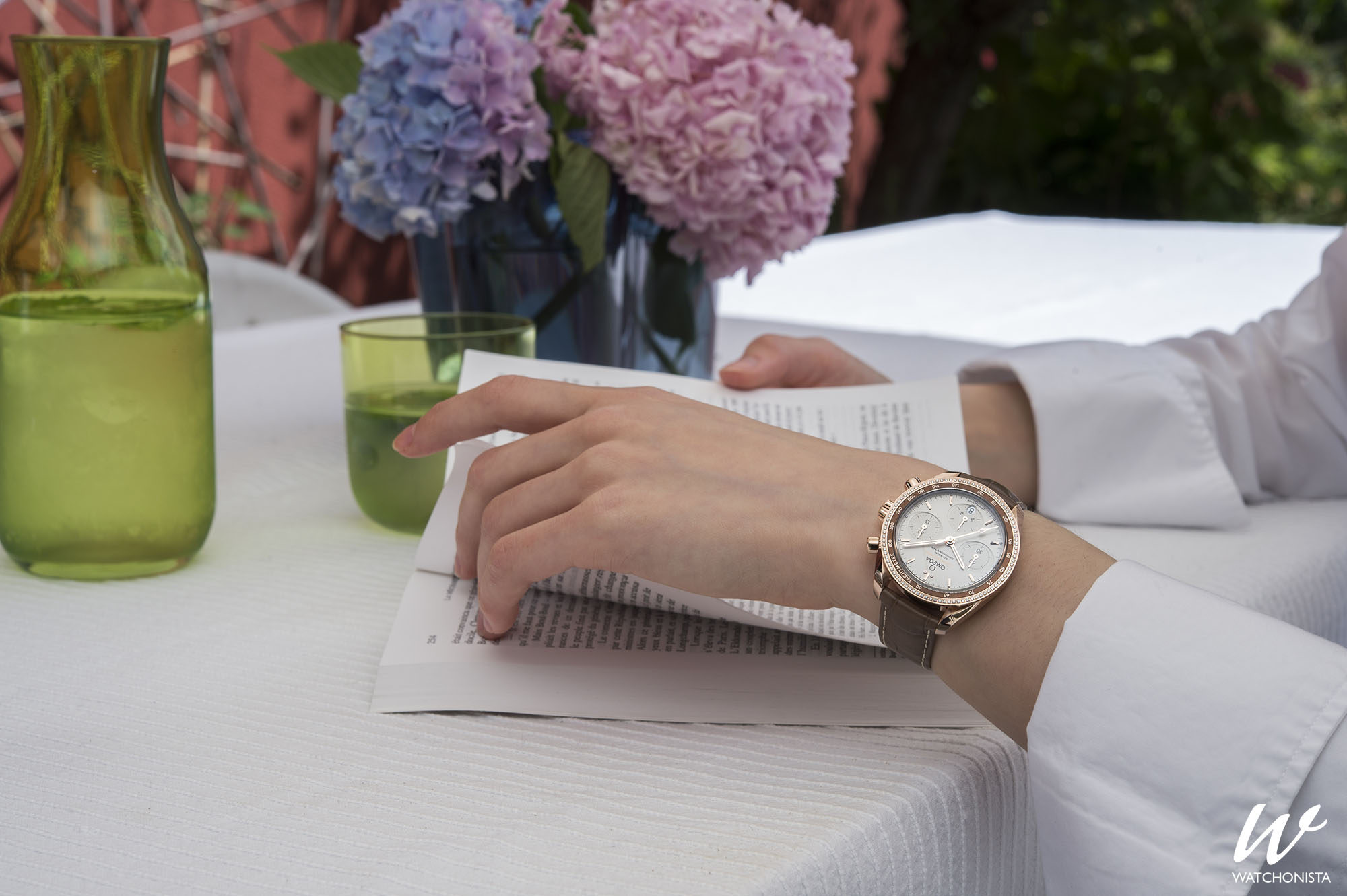 omega speedmaster 38mm on wrist
