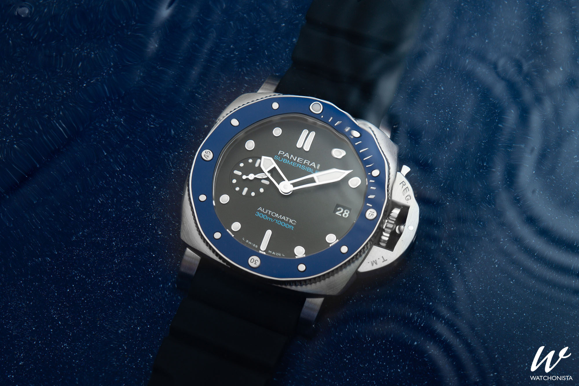 Panerai Submersible Azzurro 42mm Panerai Pam 1209 Submersible