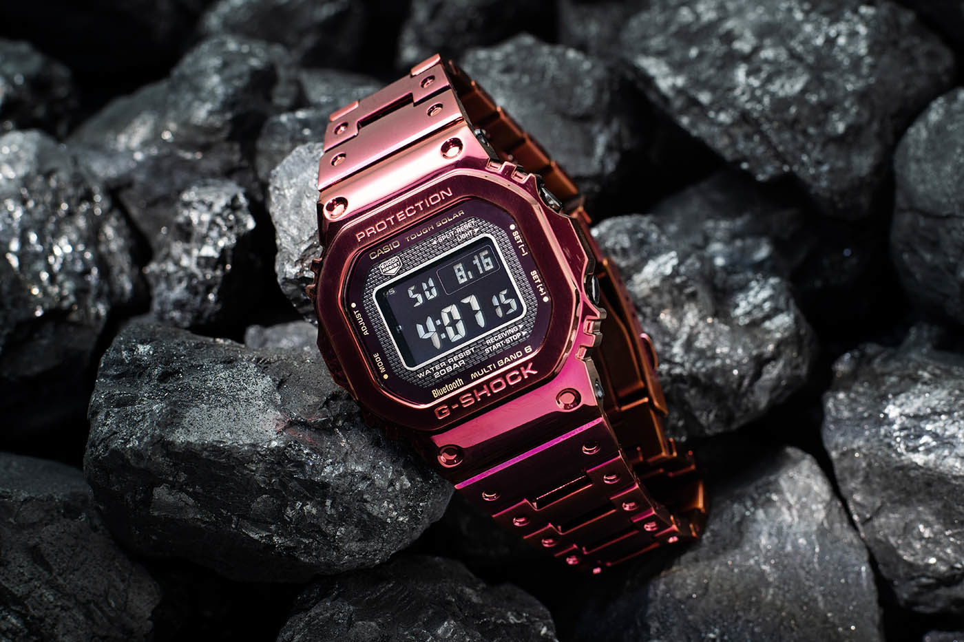 g shock full red