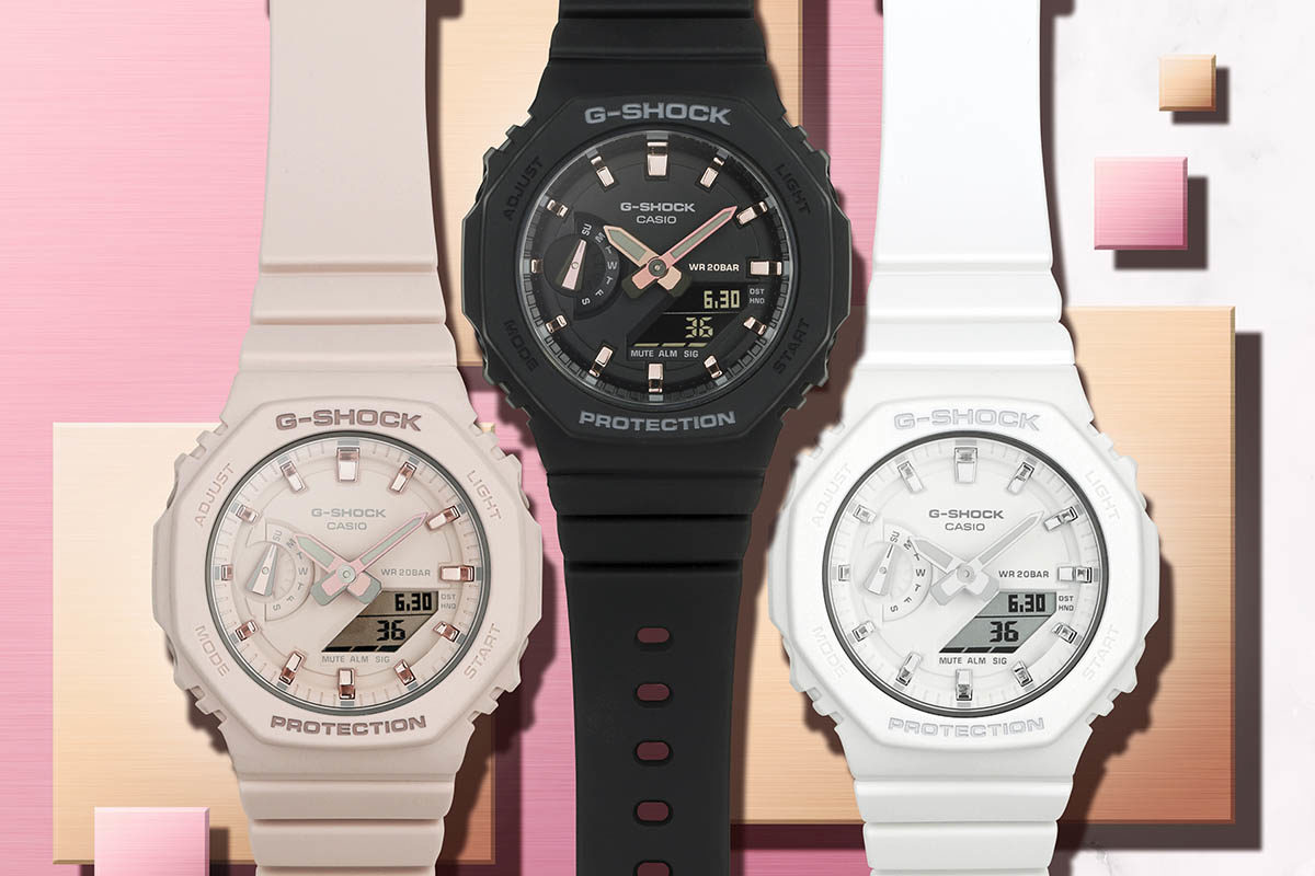 Orologio Da Donna Analogico Digitale Casio G-Shock GMA-P2100VA-7A In - Foto 10