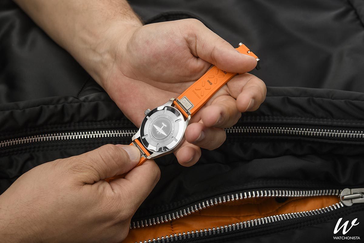 Strap Decisions Exploring New IWC Colored Rubber Straps and Pilot’s