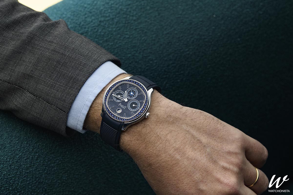 Piaget s Glamorous Jewelry Watches and Obsidian Polo Perpetual Calendar