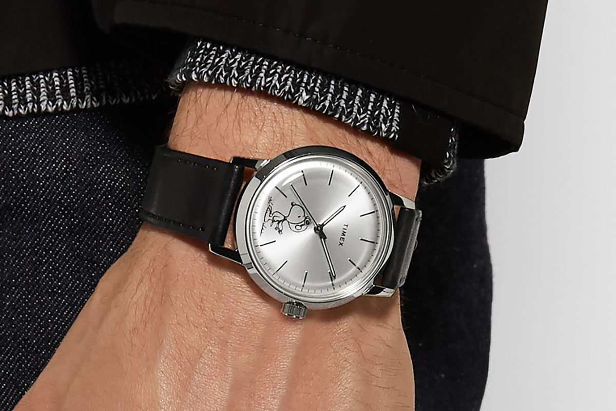 timex marlin snoopy automatic