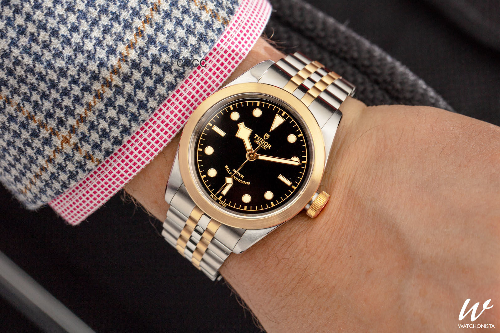 tudor black bay 41 on wrist
