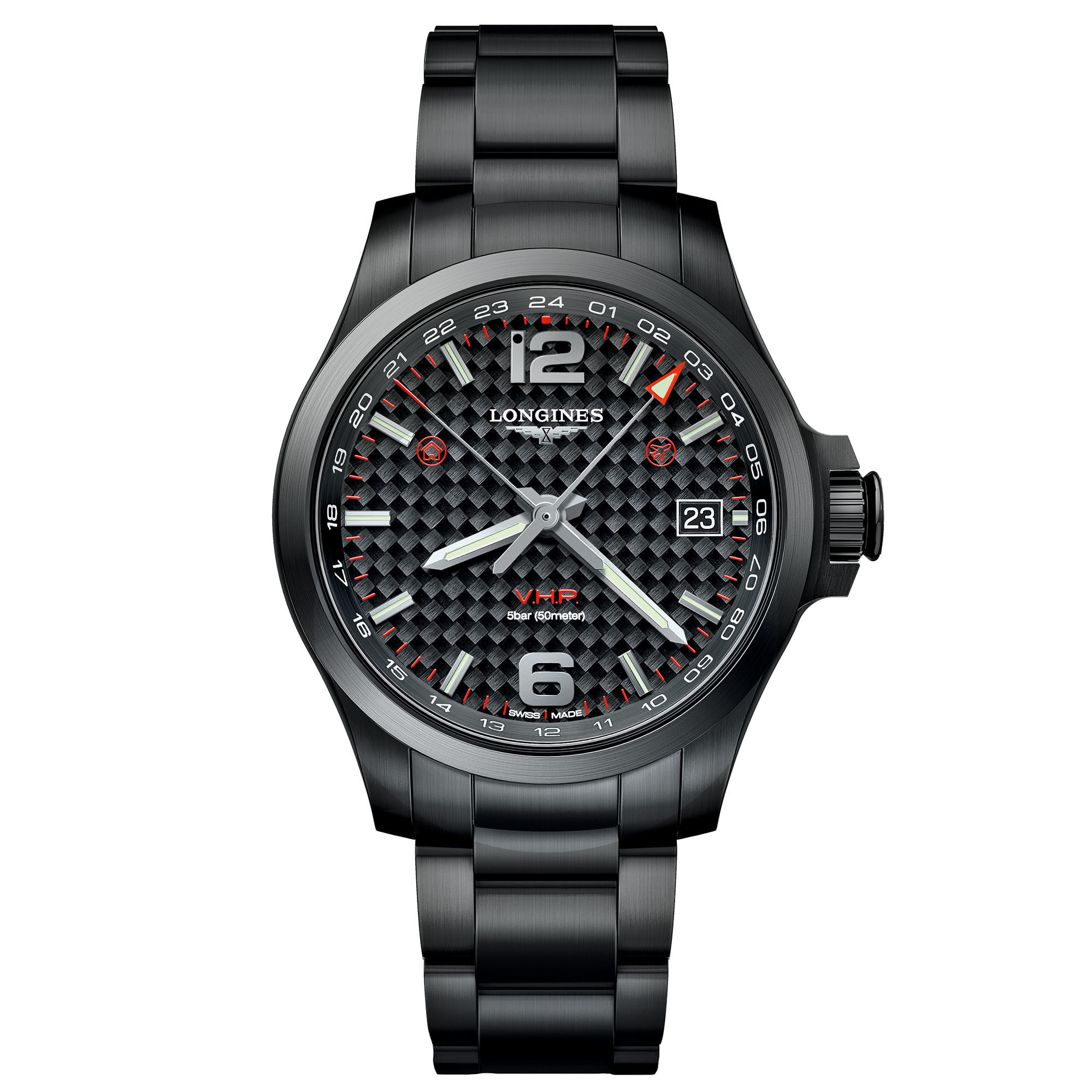 Longines Conquest V.H.P. GMT Watchonista