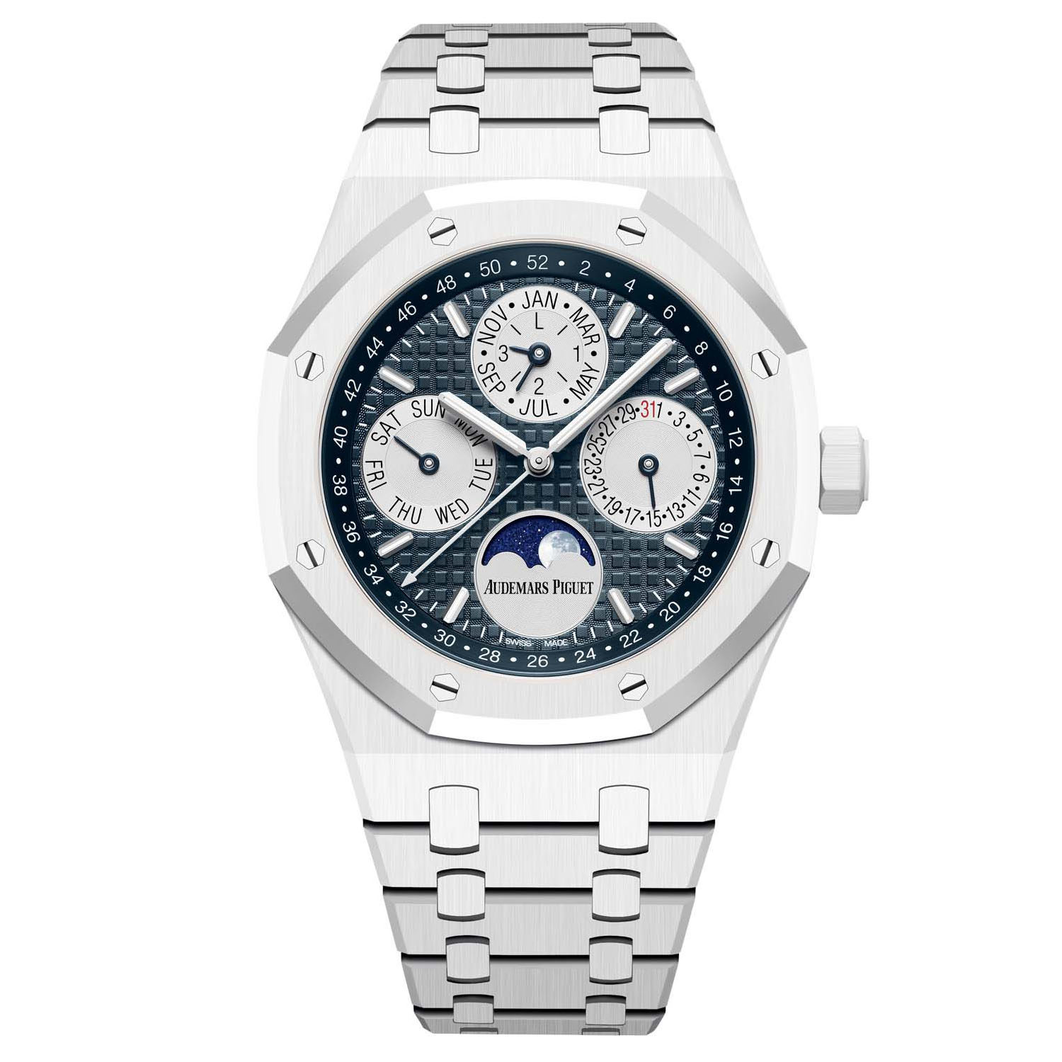 Audemars Piguet Royal Oak Perpetual Calendar White Ceramic Watchonista