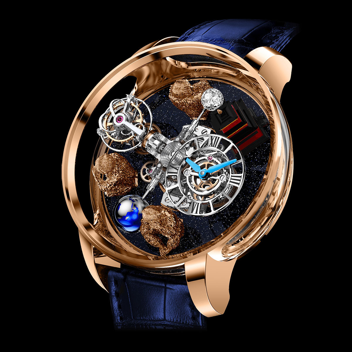 Jacob & Co. Astronomia Art Three Wise Monkeys + Temple
