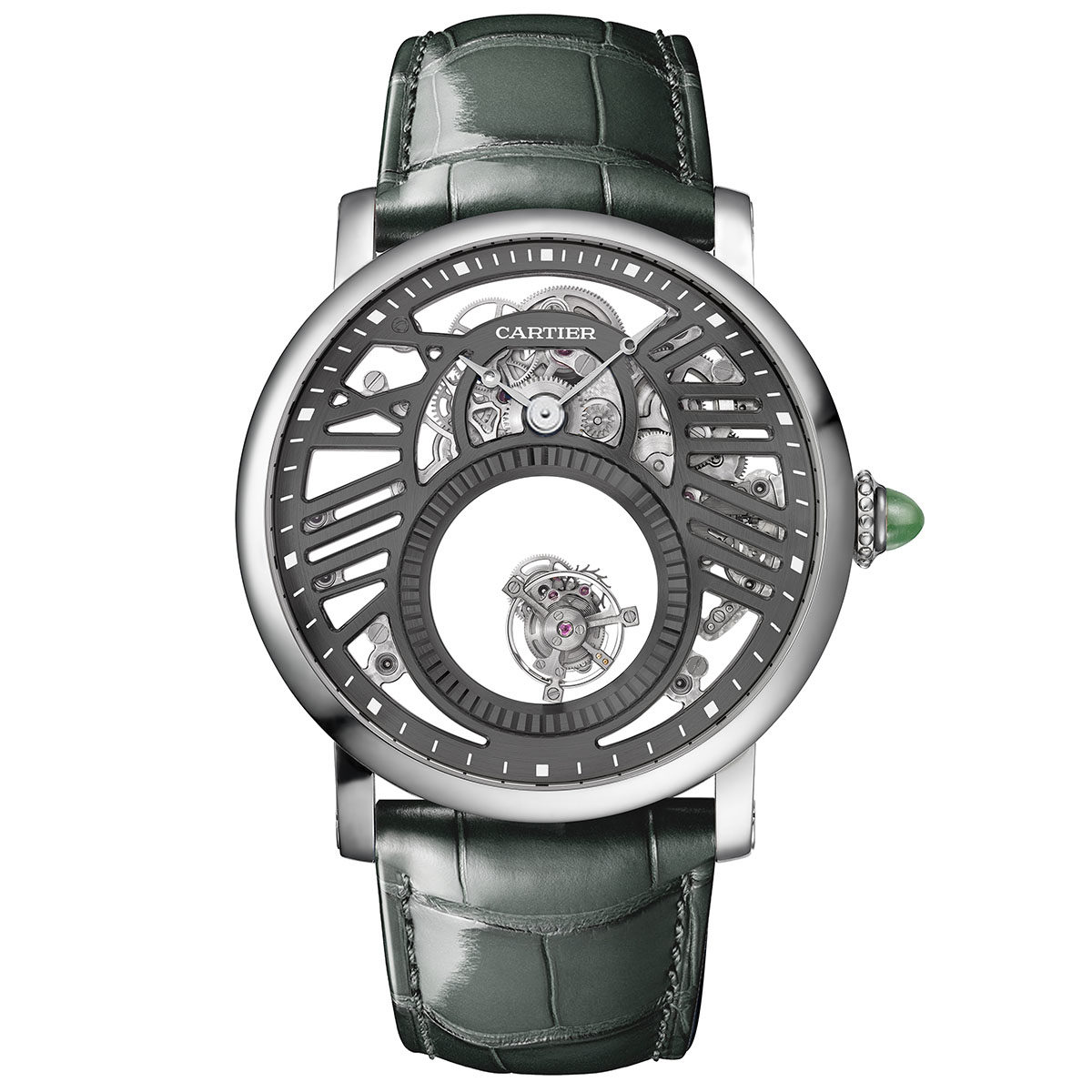 Cartier Rotonde de Cartier Mysterious Skeleton Double Tourbillon Watch