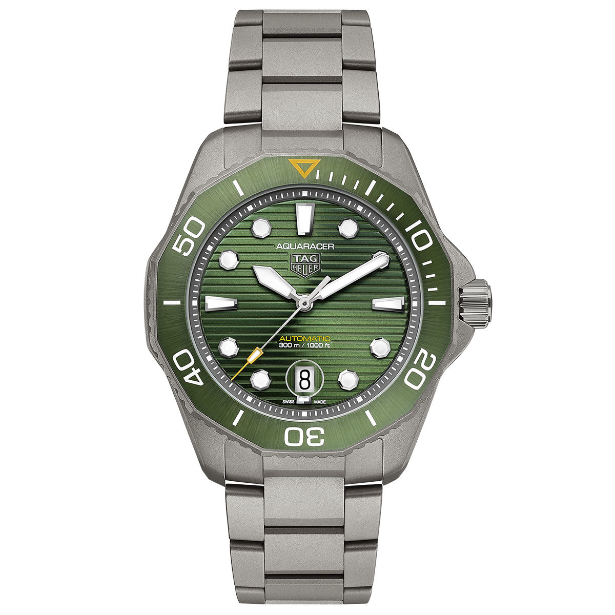 TAG Heuer Aquaracer 300 Calibre 5 Automatic Green Titanium Special Edition â 43mm | Watchonista