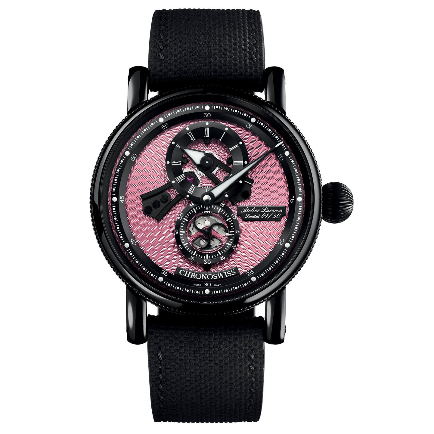 ヴァンクリ chronoswiss_open_gear_pinkpant