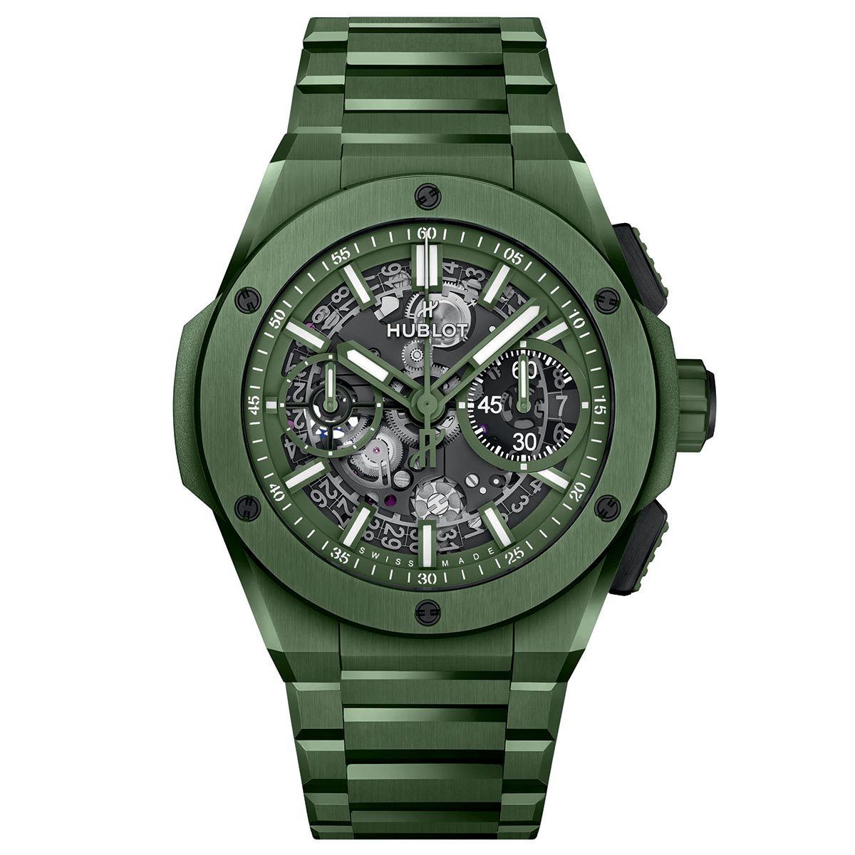 Hublot Big Bang Integral Green Ceramic Watchonista