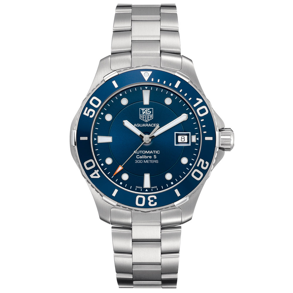 tag heuer aquaracer calibre 5 blue