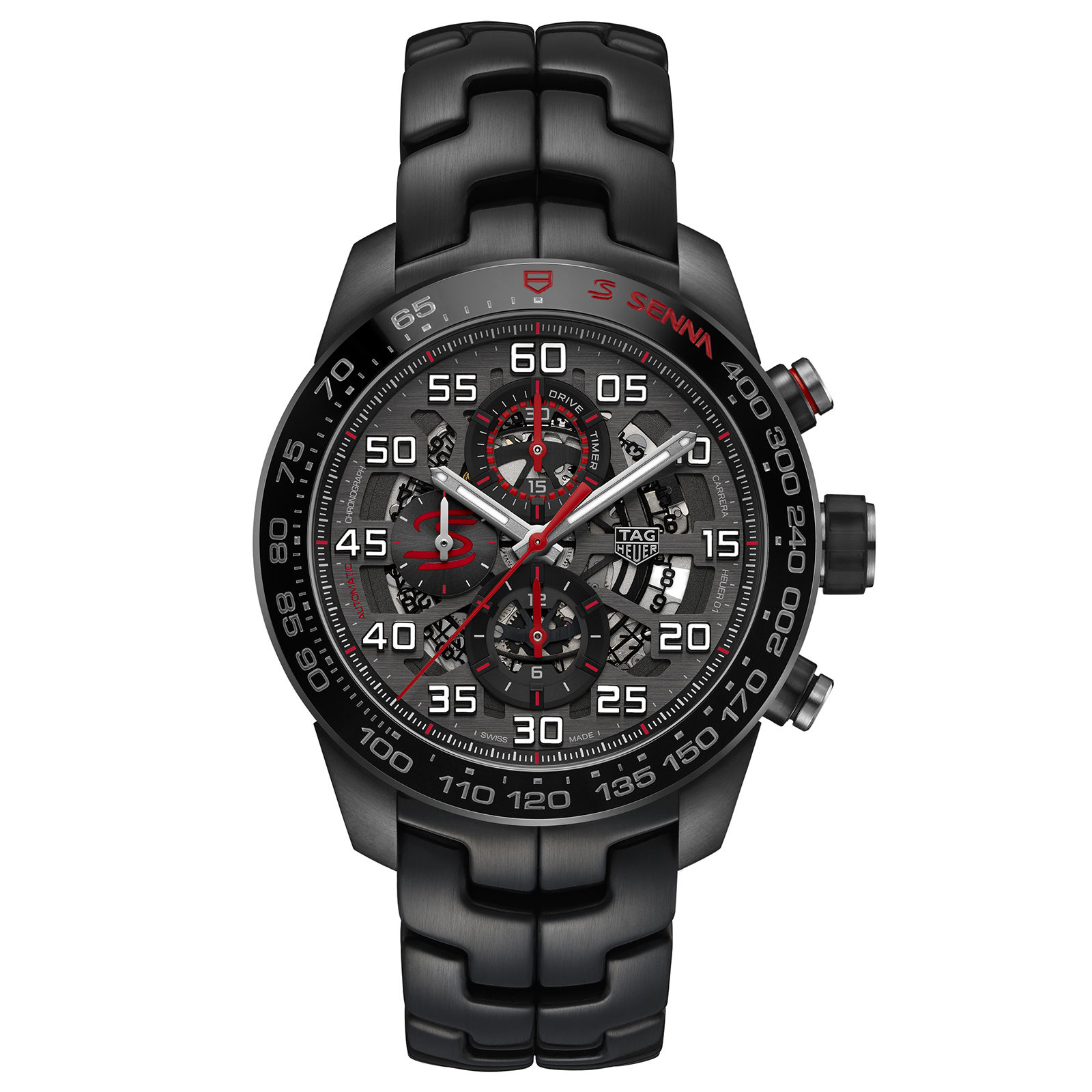 TAG Heuer Carrera Calibre HEUER 01 Automatic Chronograph Senna Special  Edition | TAG Heuer