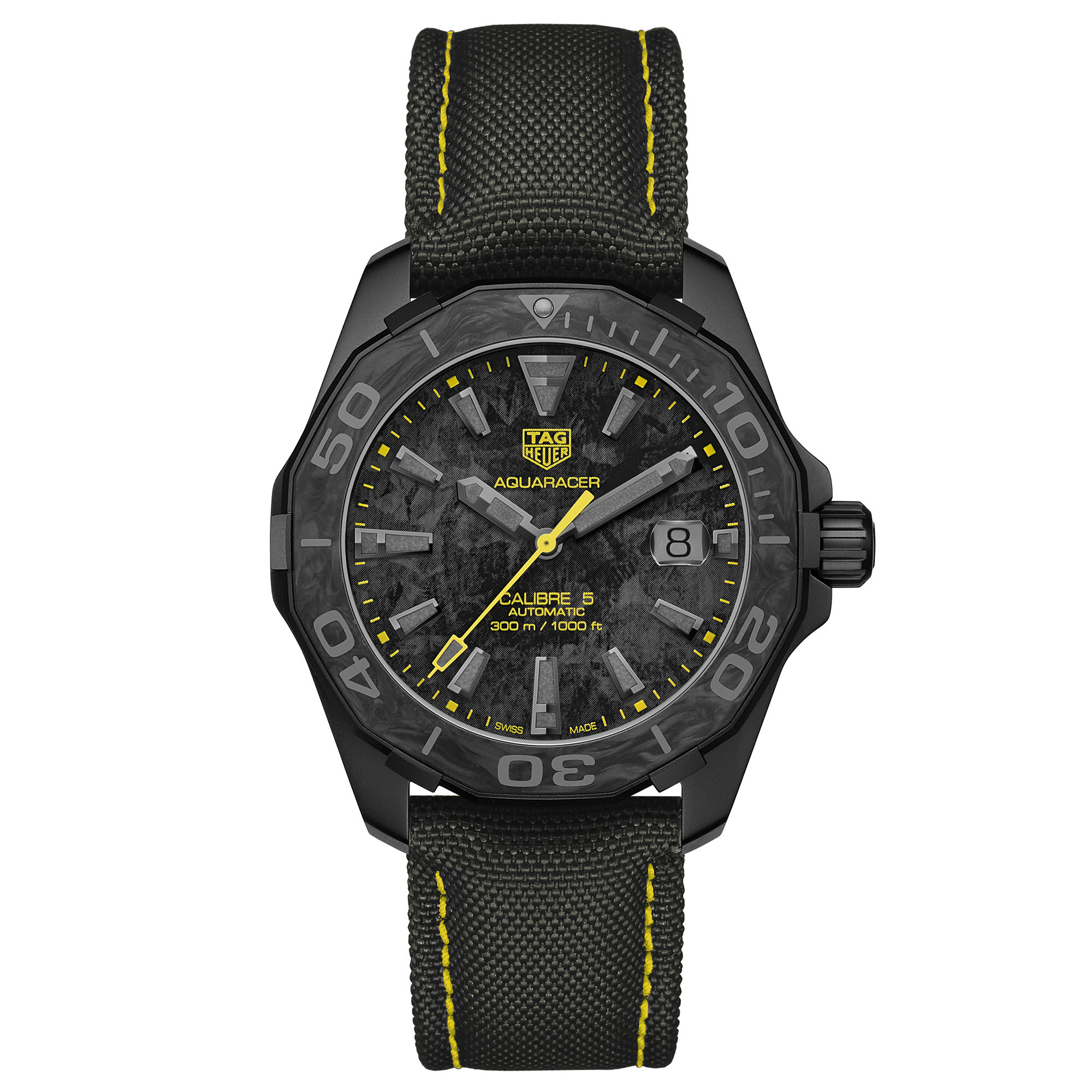 Aquaracer Calibre 5 Carbon Special Edition Watchonista